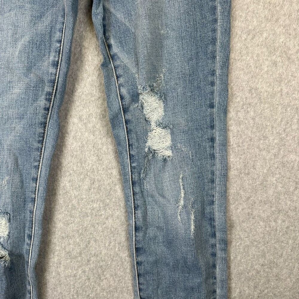 Judy Blue Women’s Size 27 Control Top Skinny Jeans Medium Wash Denim Distressed - Picture 5 of 11